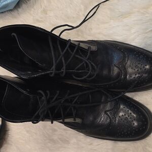 Boemos Black leather made in italy 38